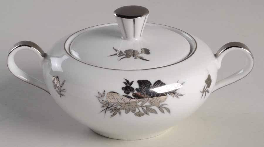 397 (Smooth Edge) Sugar Bowl & Lid by Seyei Toki Co-1
