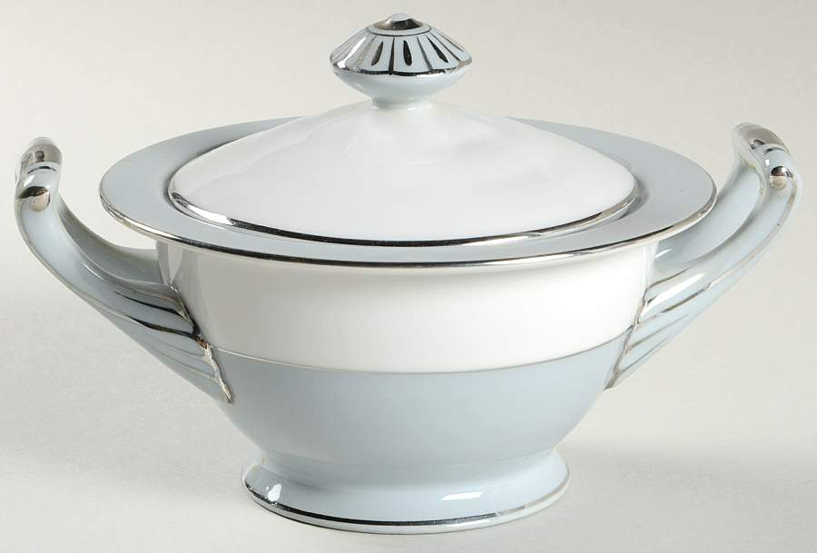 398 (Rim) Sugar Bowl & Lid by Seyei Toki Co-1