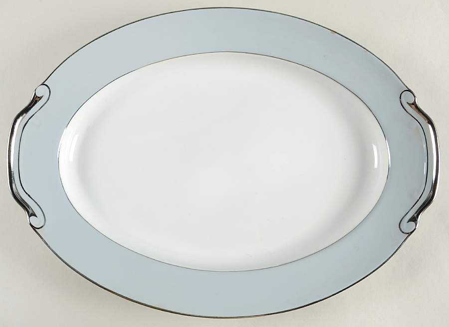 398 (Rim) 16" Oval Serving Platter by Seyei Toki Co-1