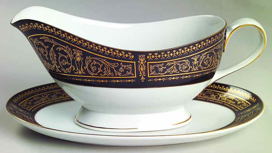 Anniversary Gravy Boat & Underplate/Relish by Seyei Toki Co-1