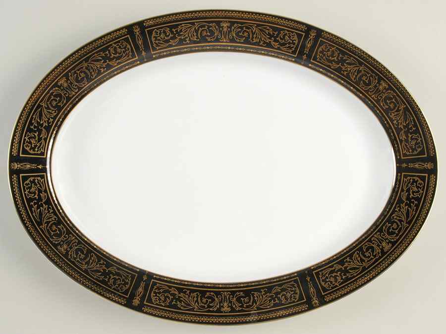 Anniversary 16" Oval Serving Platter by Seyei Toki Co-1