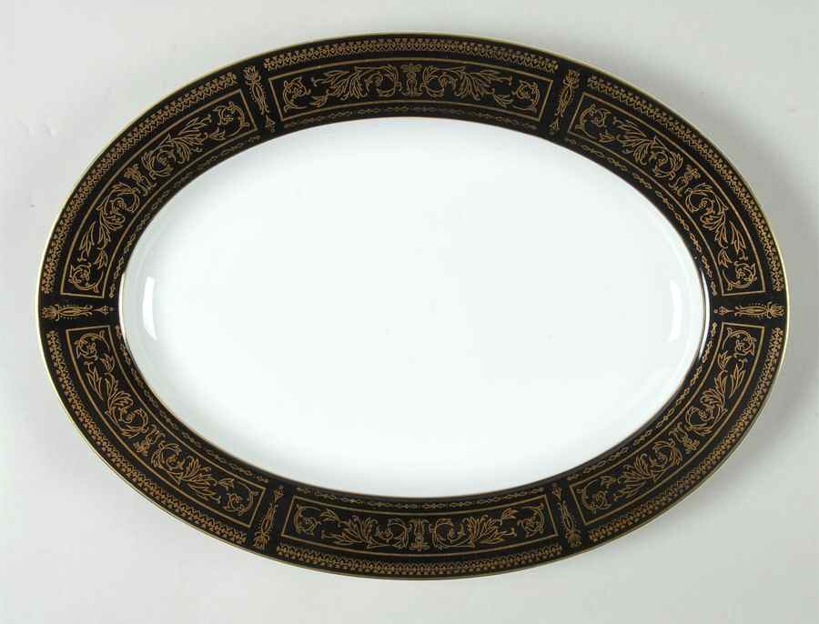 Anniversary 12" Oval Serving Platter by Seyei Toki Co-1