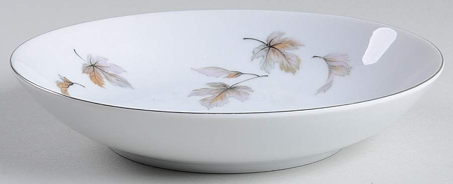 Autumn Leaves Coupe Soup Bowl by Seyei Toki Co-1