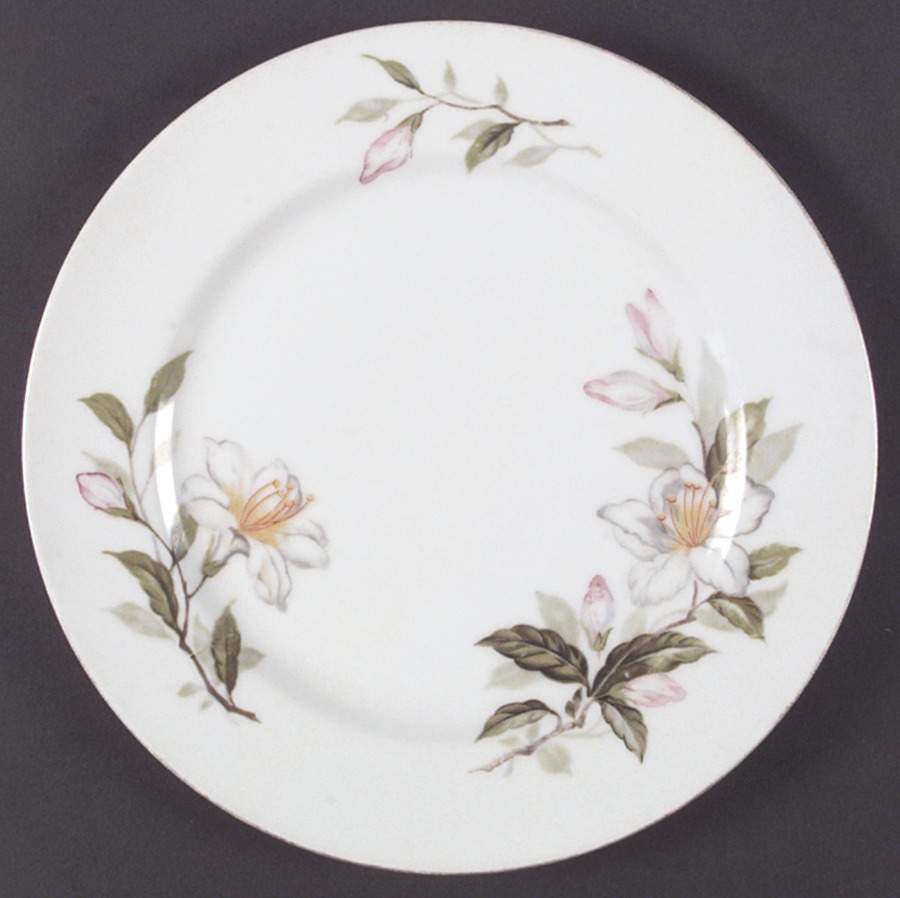 Azalea Dinner Plate by Seyei Toki Co-1