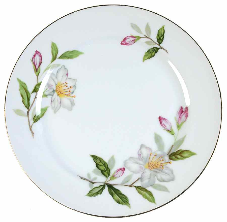Azalea Salad Plate by Seyei Toki Co-1