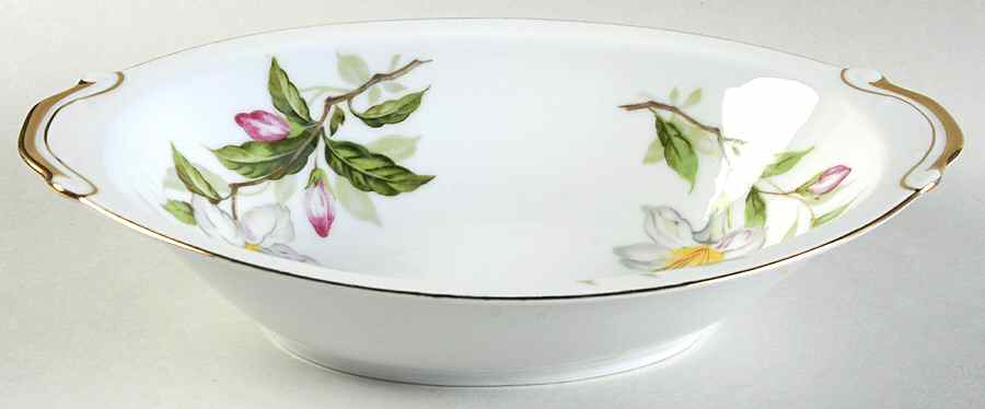 Azalea 10" Oval Vegetable Bowl by Seyei Toki Co-1