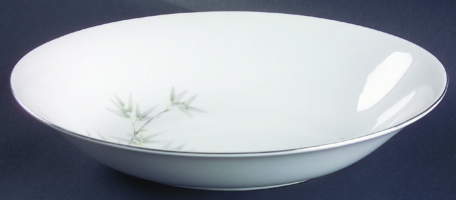 Bamboo Garden 10" Oval Vegetable Bowl by Seyei Toki Co-1