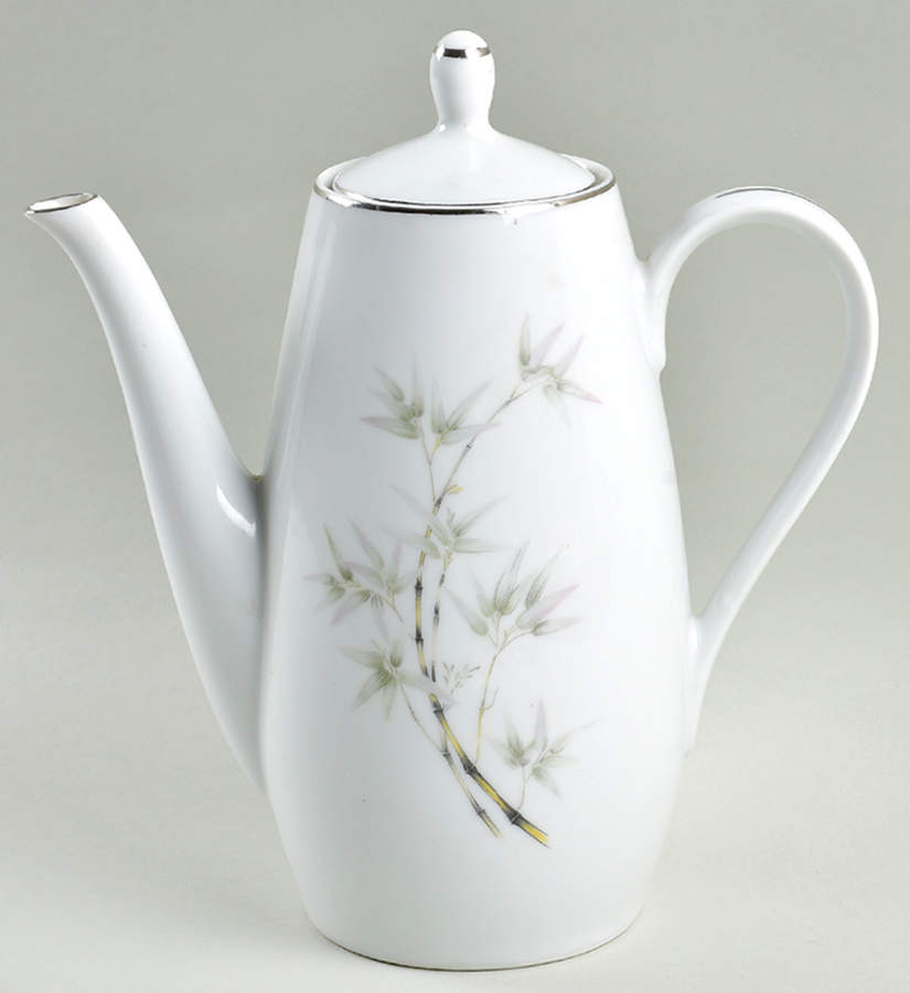 Bamboo Garden Coffee Pot & Lid by Seyei Toki Co-1