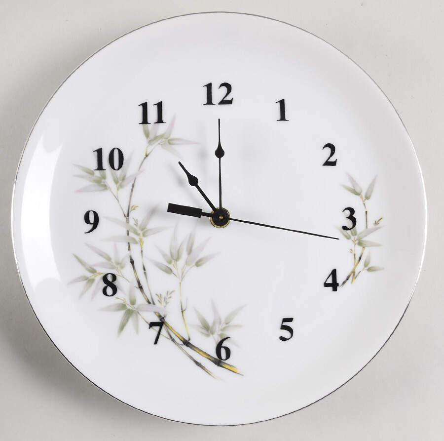 Bamboo Garden 1-2" depth  Clock Plate HC by Seyei Toki Co-1