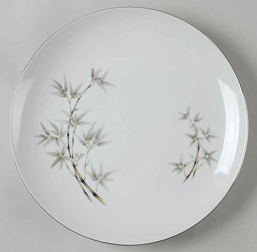 Bamboo Garden 12" Chop Plate (Round Platter) by Seyei Toki Co-1