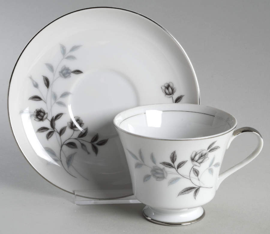 Baronet Footed Cup & Saucer Set by Seyei Toki Co-1