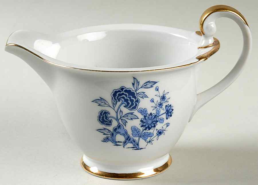 Blue Meissen Creamer by Seyei Toki Co-1