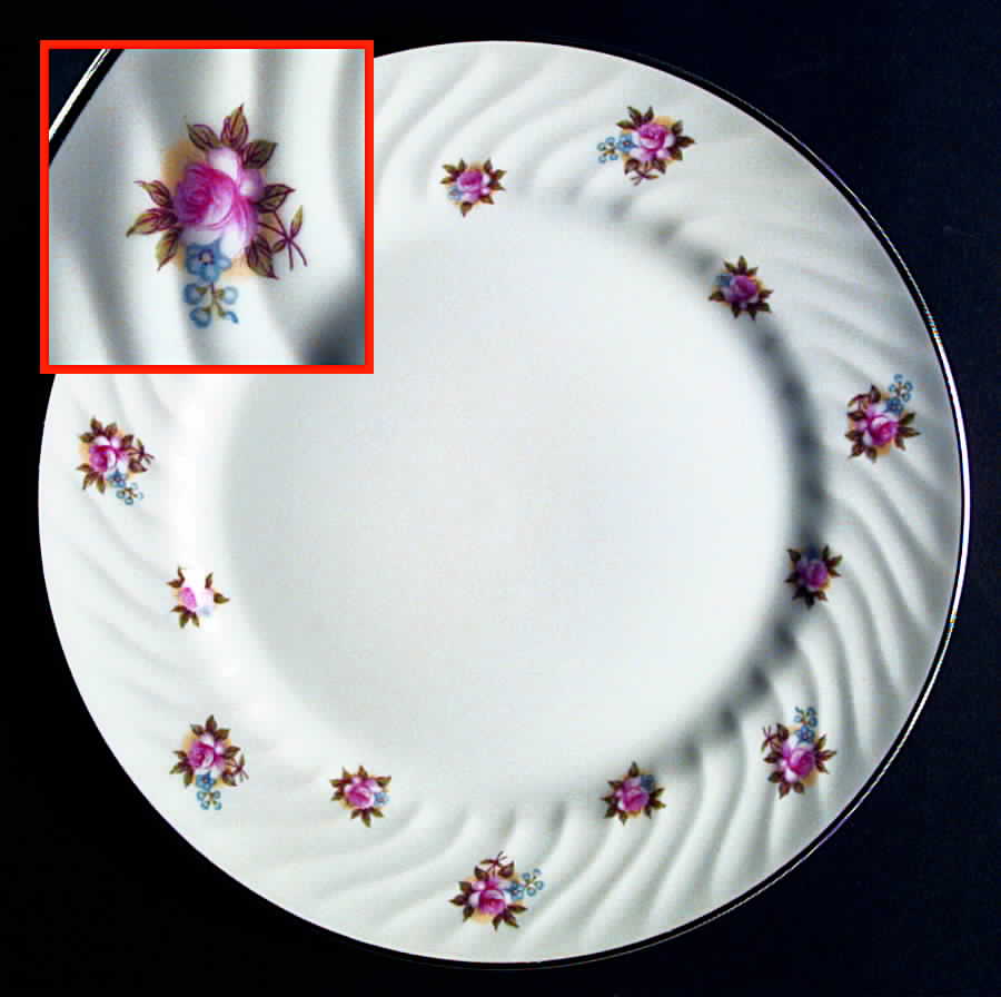 Bouquet Dinner Plate by Seyei Toki Co-1