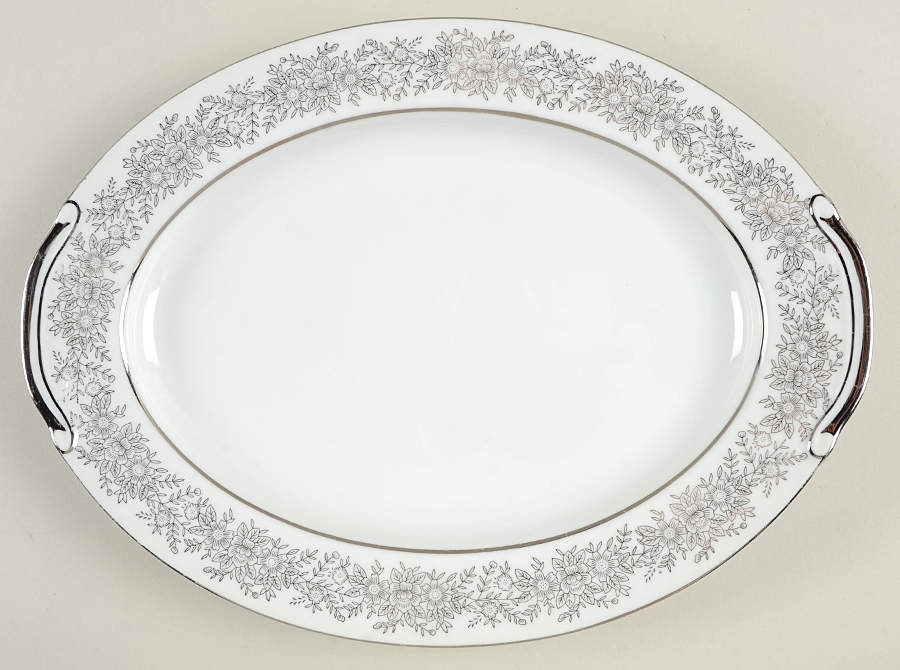 Brilliant 12" Oval Serving Platter by Seyei Toki Co-1