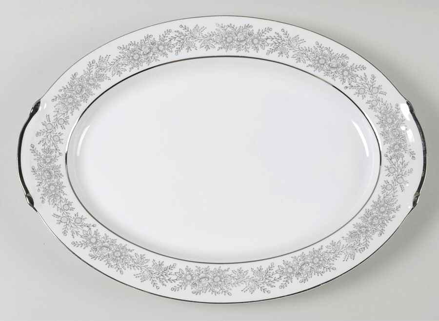 Brilliant 14" Oval Serving Platter by Seyei Toki Co-1