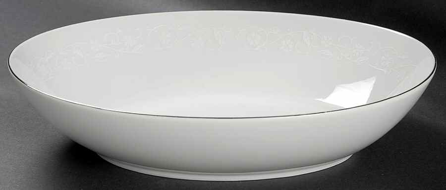 Bridal Lace 10" Oval Vegetable Bowl by Seyei Toki Co-1