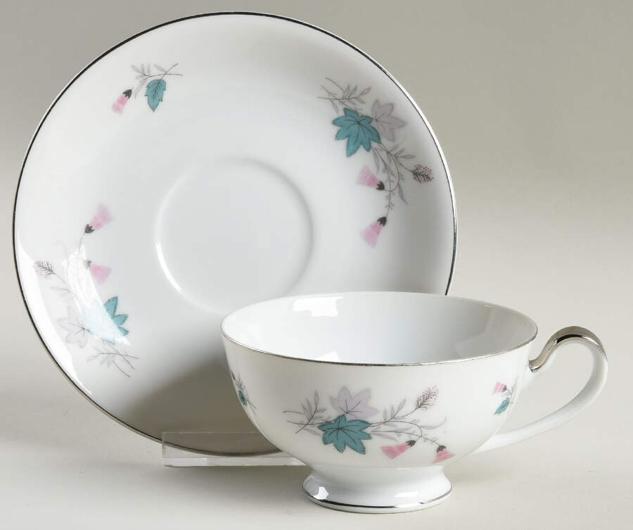 Capri Footed Cup & Saucer Set by Seyei Toki Co-1