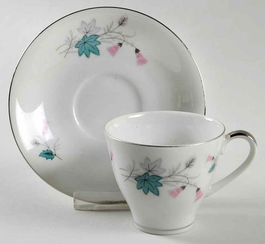 Capri Flat Demitasse Cup & Saucer Set by Seyei Toki Co-1