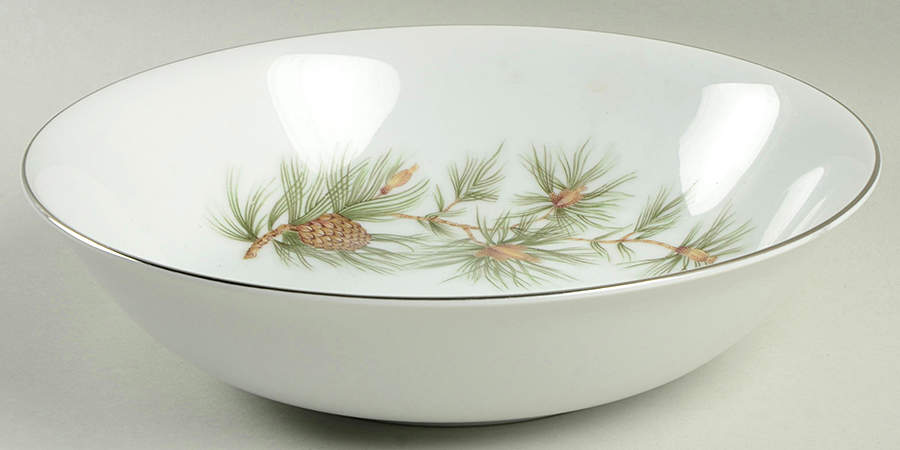 Cascade Pine 9" Round Vegetable Bowl by Seyei Toki Co-1