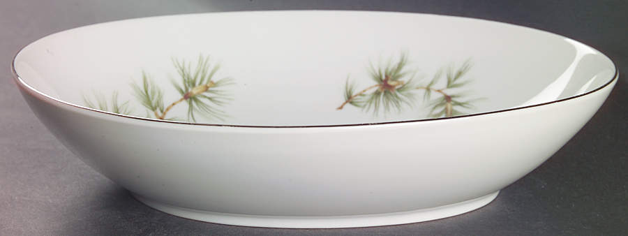 Cascade Pine 10" Oval Vegetable Bowl by Seyei Toki Co-1