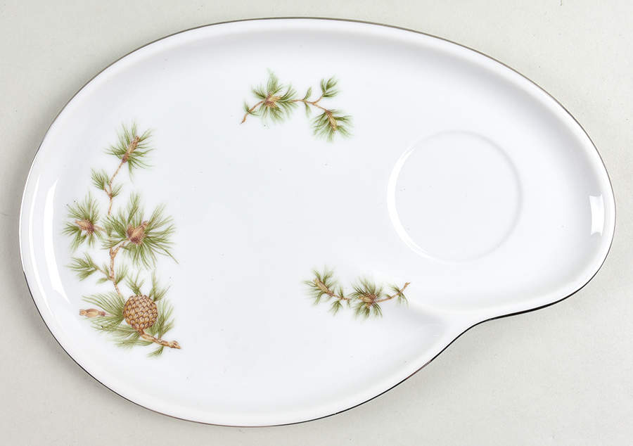 Cascade Pine Snack Plate by Seyei Toki Co-1