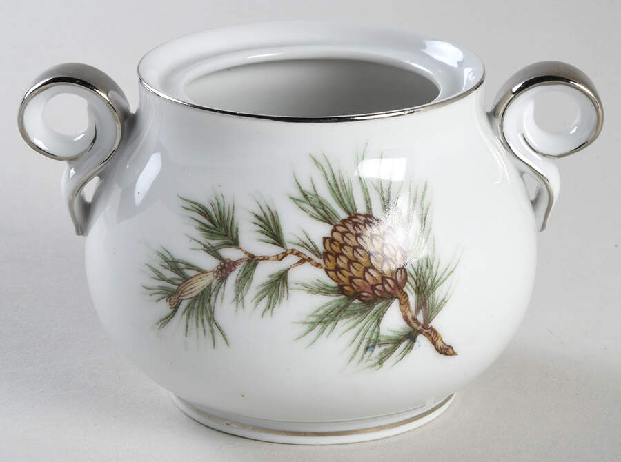 Cascade Pine Sugar Bowl No Lid by Seyei Toki Co-1
