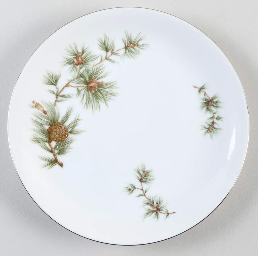 Cascade Pine Salad Plate by Seyei Toki Co-1
