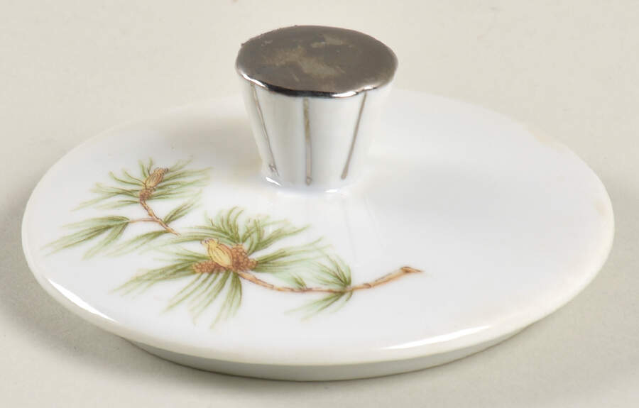 Cascade Pine Lid for Teapot by Seyei Toki Co-1