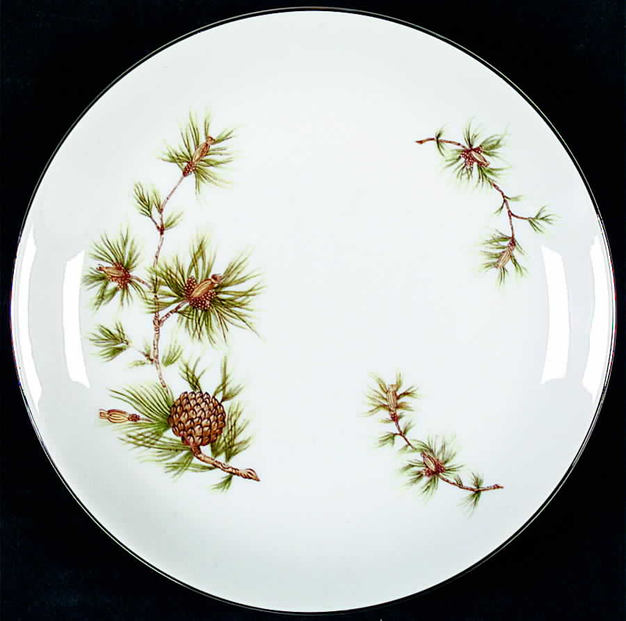 Cascade Pine Bread & Butter Plate by Seyei Toki Co-1