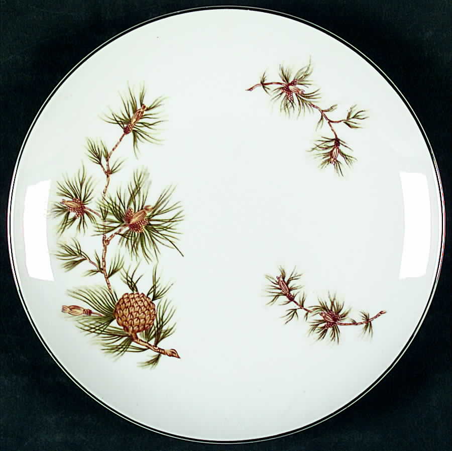 Cascade Pine Bread & Butter Plate by Seyei Toki Co-1