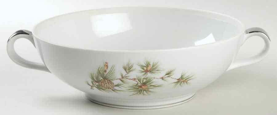 Cascade Pine Round Vegetable No Lid by Seyei Toki Co-1