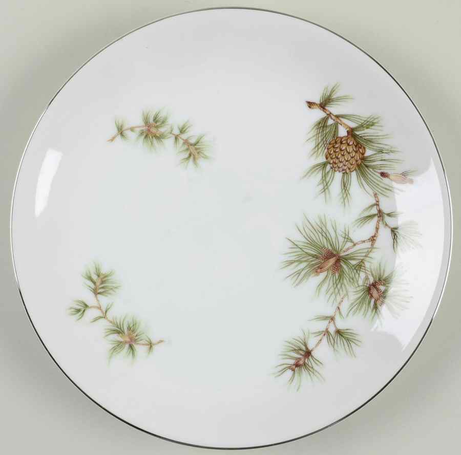 Cascade Pine Salad Plate by Seyei Toki Co-1