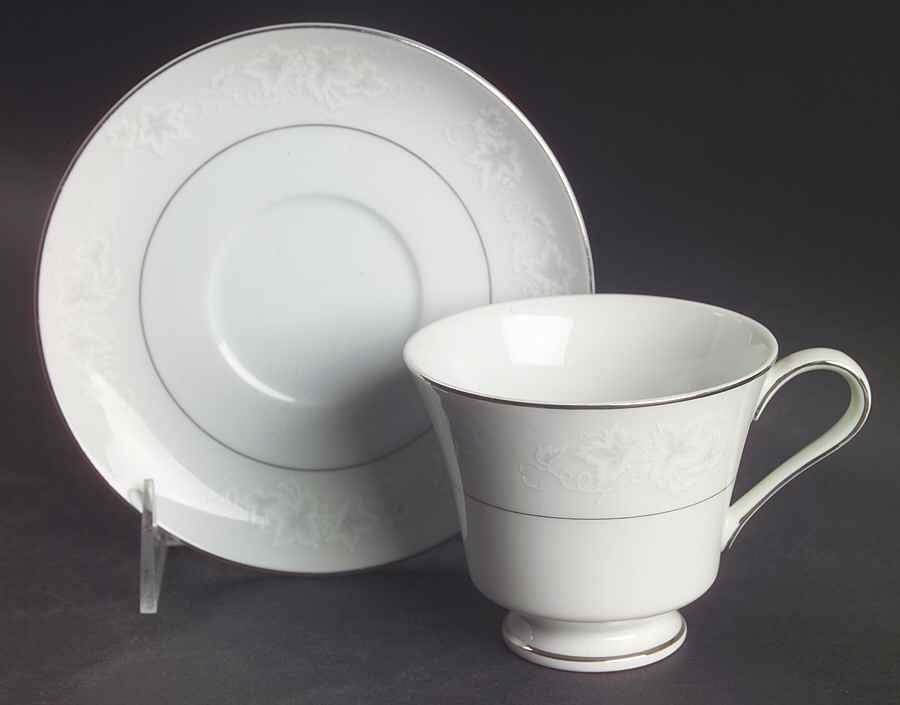 Chateau Footed Cup & Saucer Set by Seyei Toki Co-1