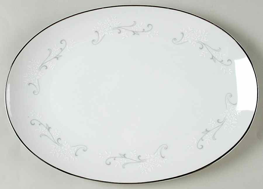 Claudia 12" Oval Serving Platter by Seyei Toki Co-1