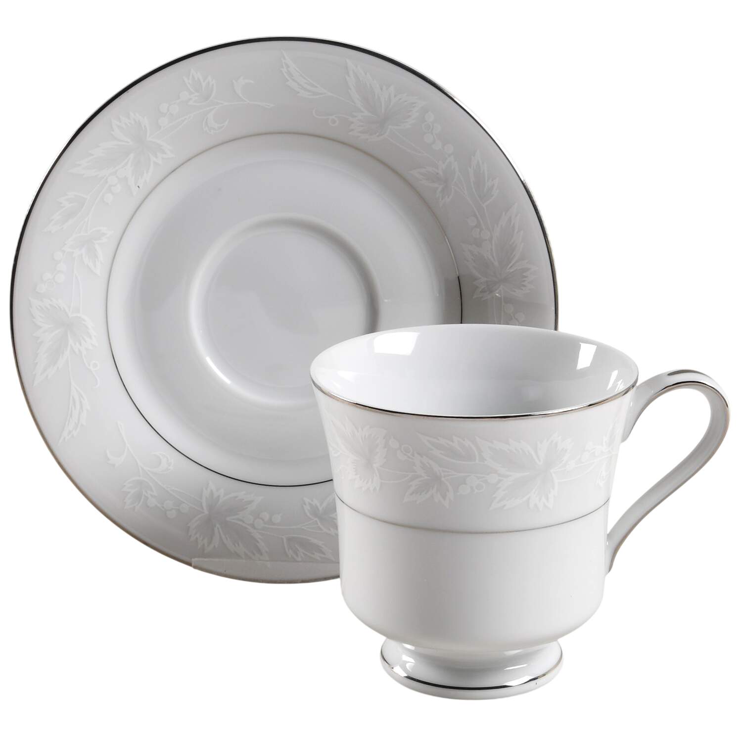 Daniele Footed Cup & Saucer Set by Seyei Toki Co-1