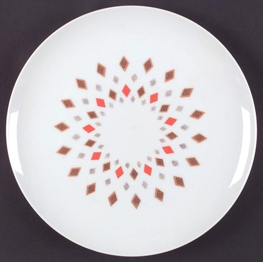 Diamond Dinner Plate by Seyei Toki Co-1
