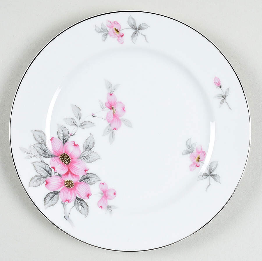 Dogwood Salad Plate by Seyei Toki Co-1