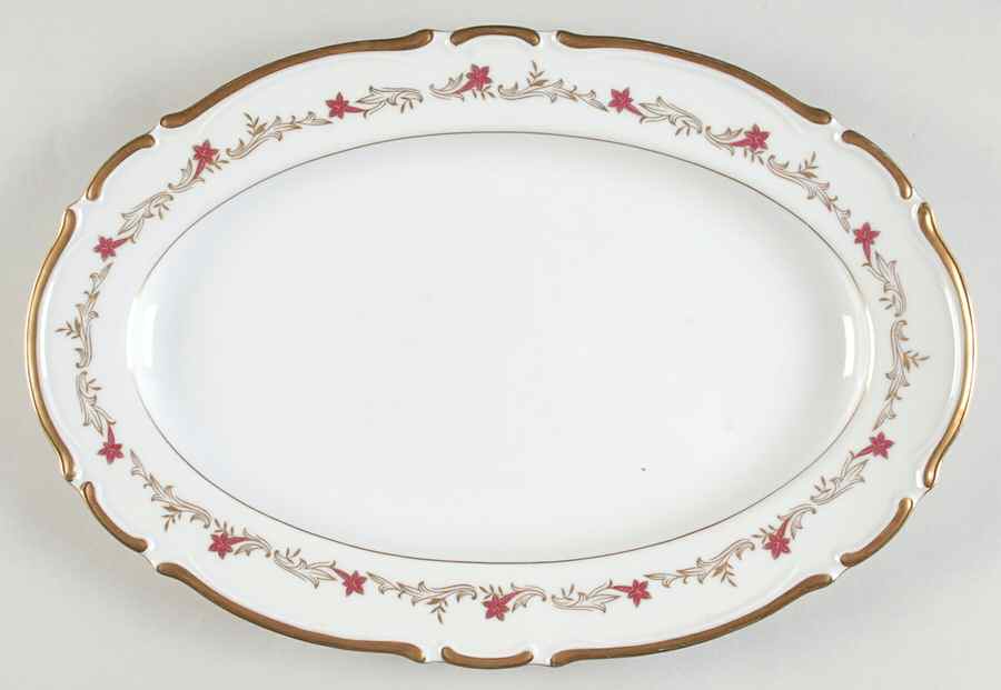 Dochester 14" Oval Serving Platter by Seyei Toki Co-1