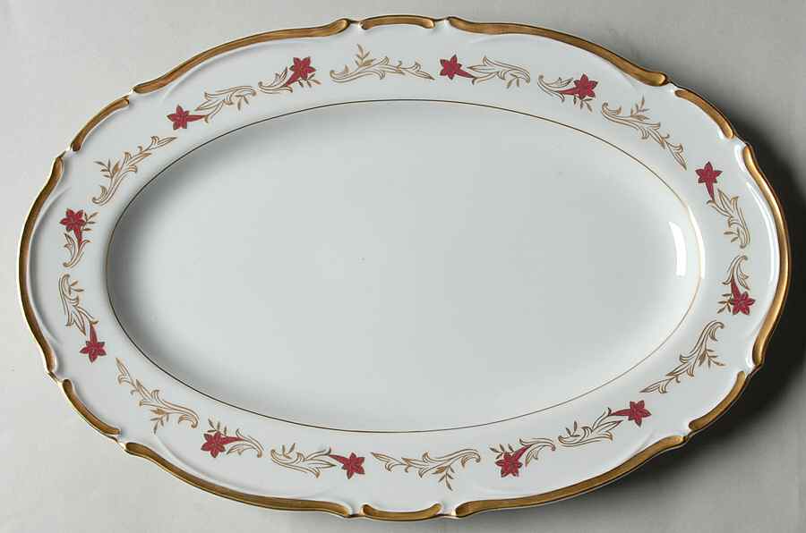 Dochester 12" Oval Serving Platter by Seyei Toki Co-1
