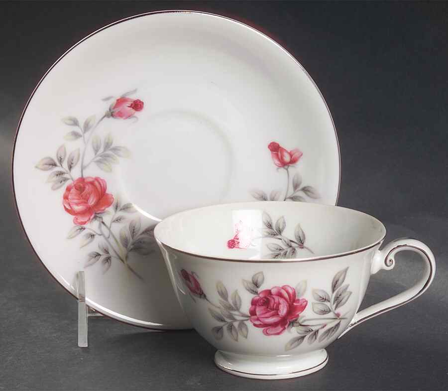 Elegance Footed Cup & Saucer Set by Seyei Toki Co-1
