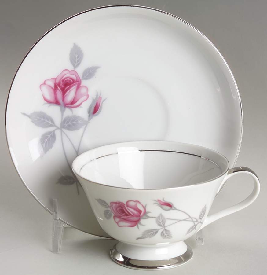 Enchantment Footed Cup & Saucer Set by Seyei Toki Co-1