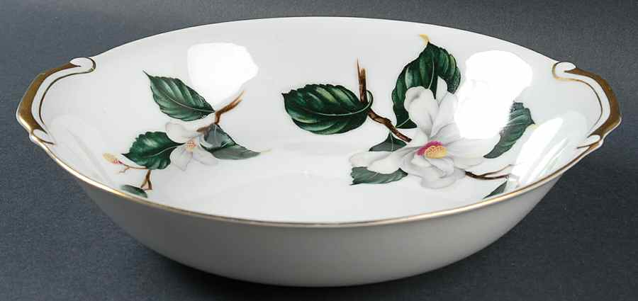 Fall Camellia 9" Round Vegetable Bowl by Seyei Toki Co-1