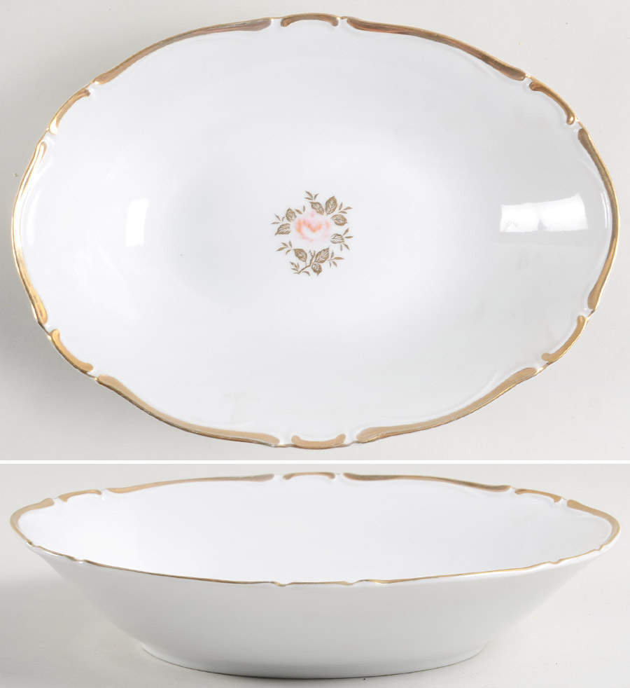 Gloria 11" Oval Vegetable Bowl by Seyei Toki Co-1