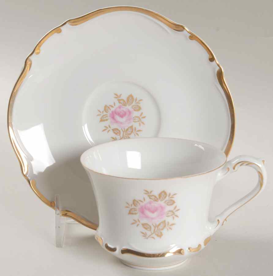 Gloria Flat Cup & Saucer Set by Seyei Toki Co-1