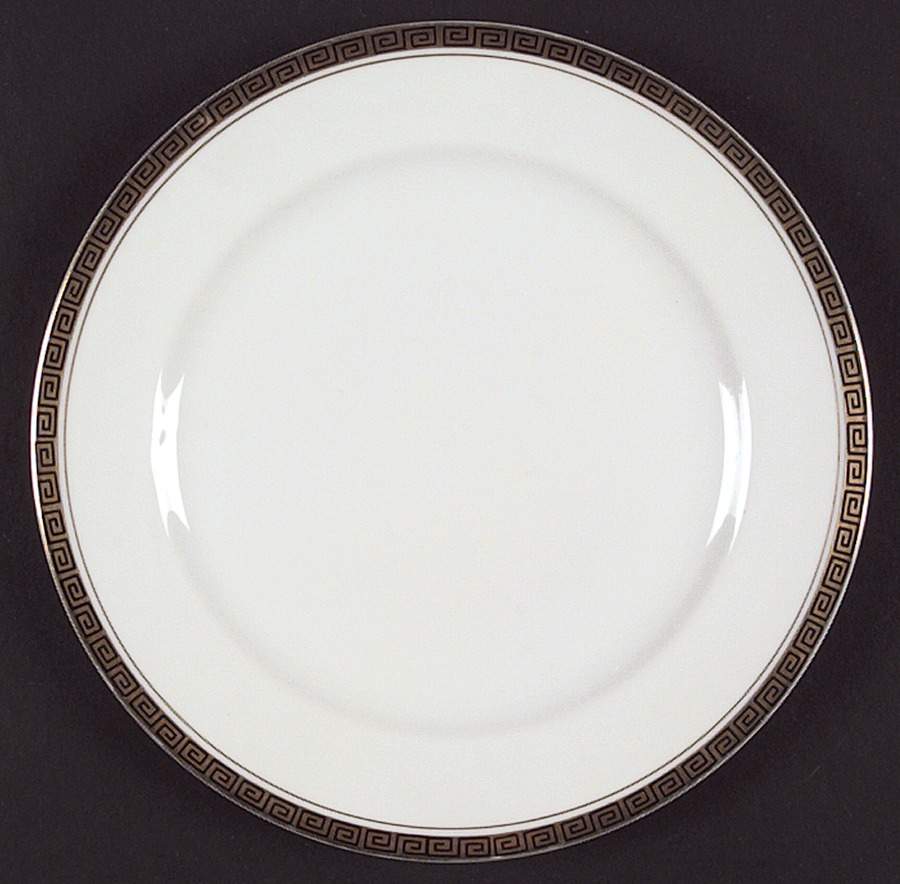 Golden Key Dinner Plate by Seyei Toki Co-1