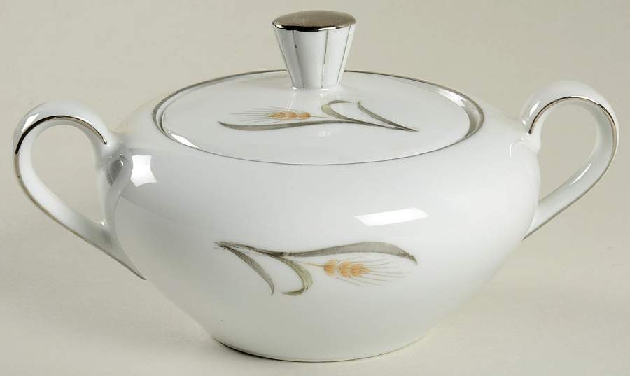 Harvest Sugar Bowl & Lid by Seyei Toki Co-1
