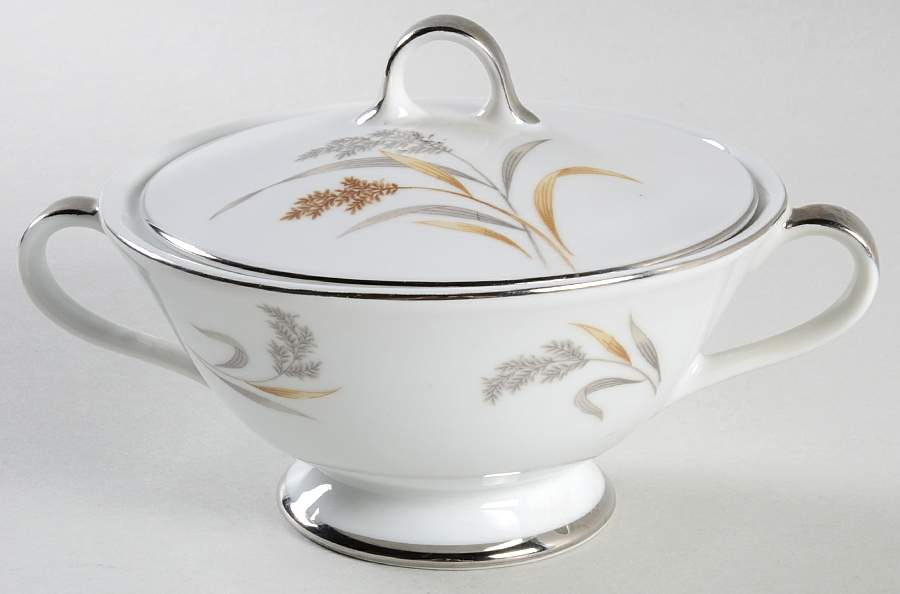 Harvest Sugar Bowl & Lid by Seyei Toki Co-1