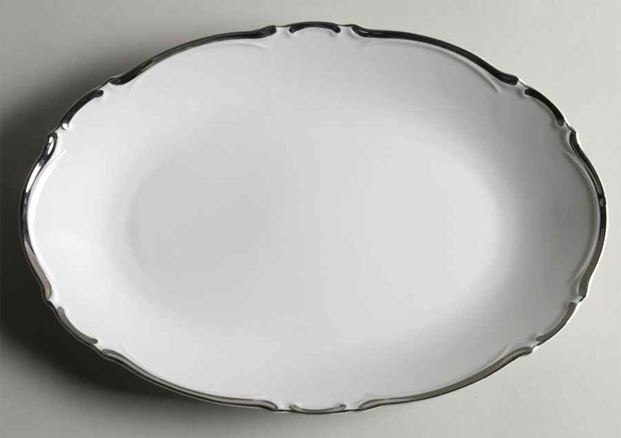 Majesty 12" Oval Serving Platter by Seyei Toki Co-1