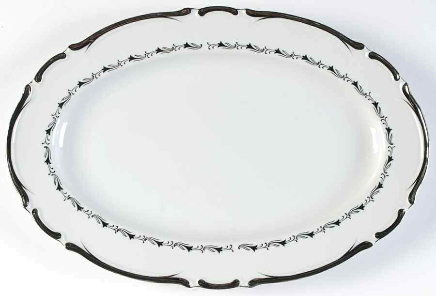 Marquis 14" Oval Serving Platter by Seyei Toki Co-1