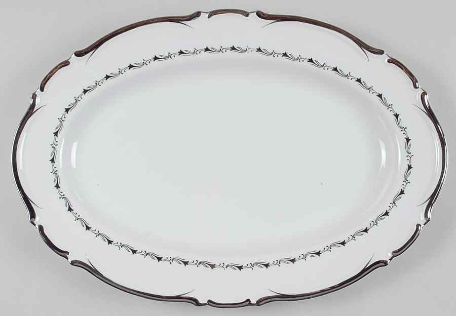 Marquis 16" Oval Serving Platter by Seyei Toki Co-1